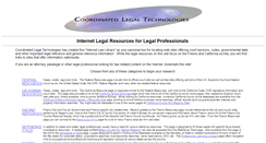 Desktop Screenshot of coordinatedlegal.com