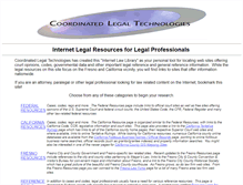 Tablet Screenshot of coordinatedlegal.com